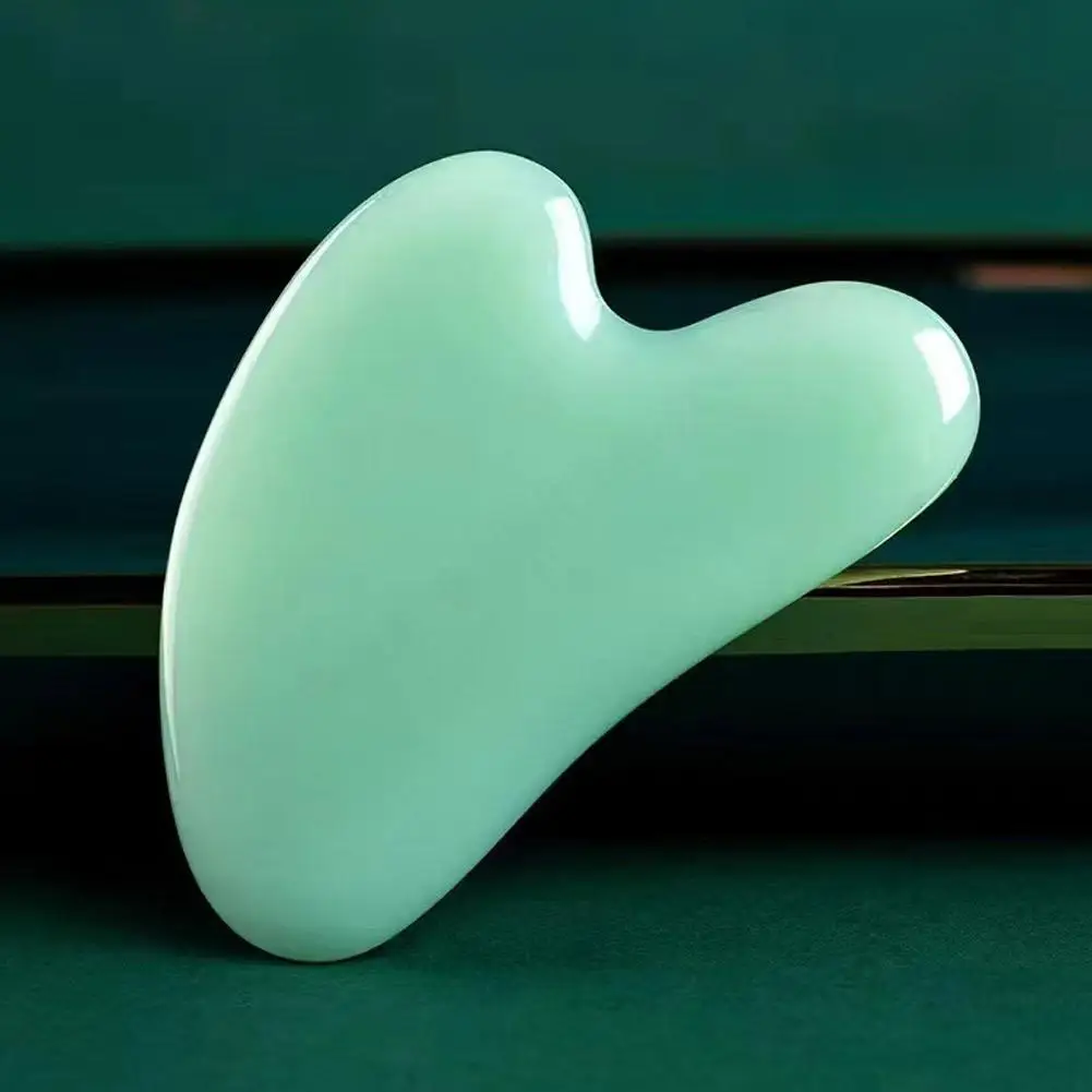 

Natural Jade Scraping Board Facial Gua Sha Skin Care Tools For Face Neck Back Body Face Lifting Wrinkle Remover Beauty Tool Y5V9