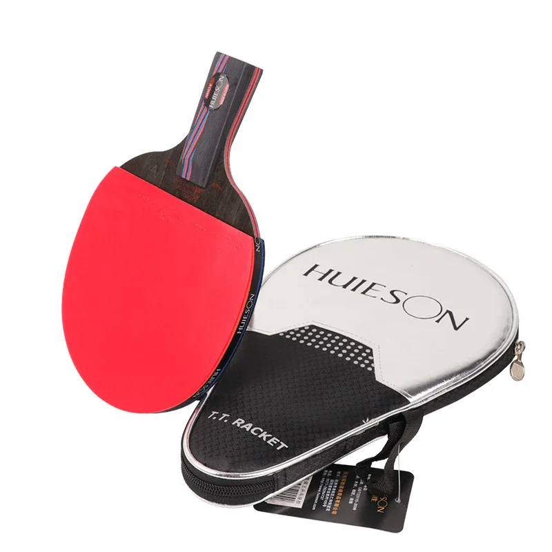 Professional Huieson Nano 9.8 Carbon Table Tennis Racket Wood & Carbon Powder Composite Technology Ping Pong Paddle with Case