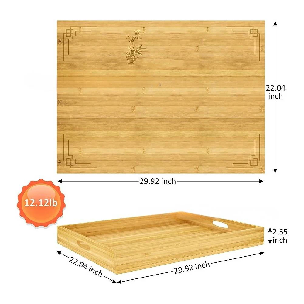 Bamboo Sink Cover RV Stove Top Cover Multi-Purpose Wooden Serving Tray Counter Space Top Covers for Electric Stove and Gas Stove