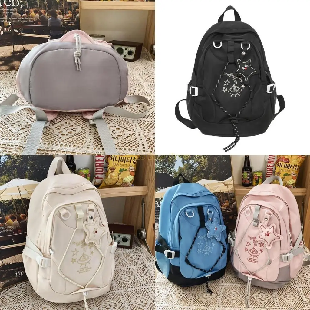 X90d stilvolle Schul -Rucksack -Rucksack -Backbeutel mit großer Kapazität School -Rucksack -Rucksäcke