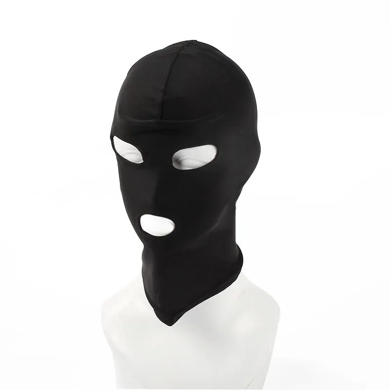 Unisex Standard Seamless Balaclava, Balaclava Elástica, Capuzes Fetiche, Halloween Cosplay Party Hat, Jogos de Máscara Facial Tática