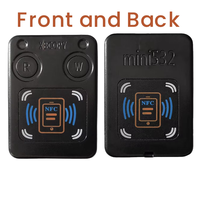 -MEOF NFC RFID Smart Chip Card Reader Copier +3XUID Keychain IC 13.56Mhz ID 125Khz 250Khz 375Khz RFID Token Clone Duplicator