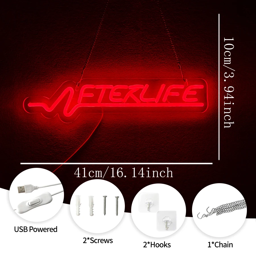 Cyberpunk Neon Sign Game LED Sign for Wall Decor Shooting Games Neon Light for Gaming Room Man Cave Bedroom Gifts for Teen Boys