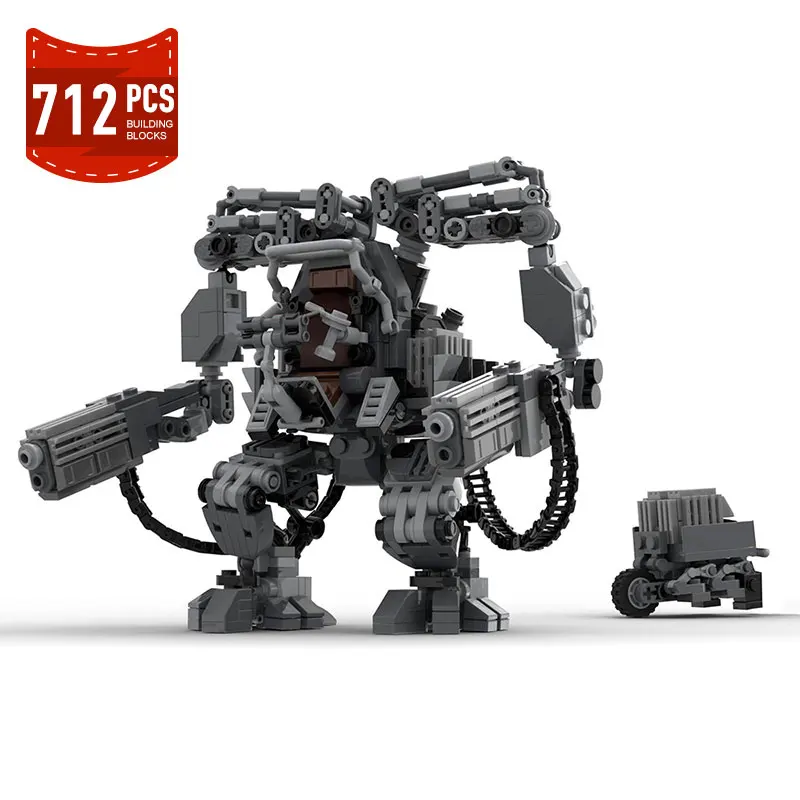 MOC Movies Action Figures Matrixed-Robot Model Building Blocks Set High-tech Mecha Robot Bricks Assemble Toys Gifts