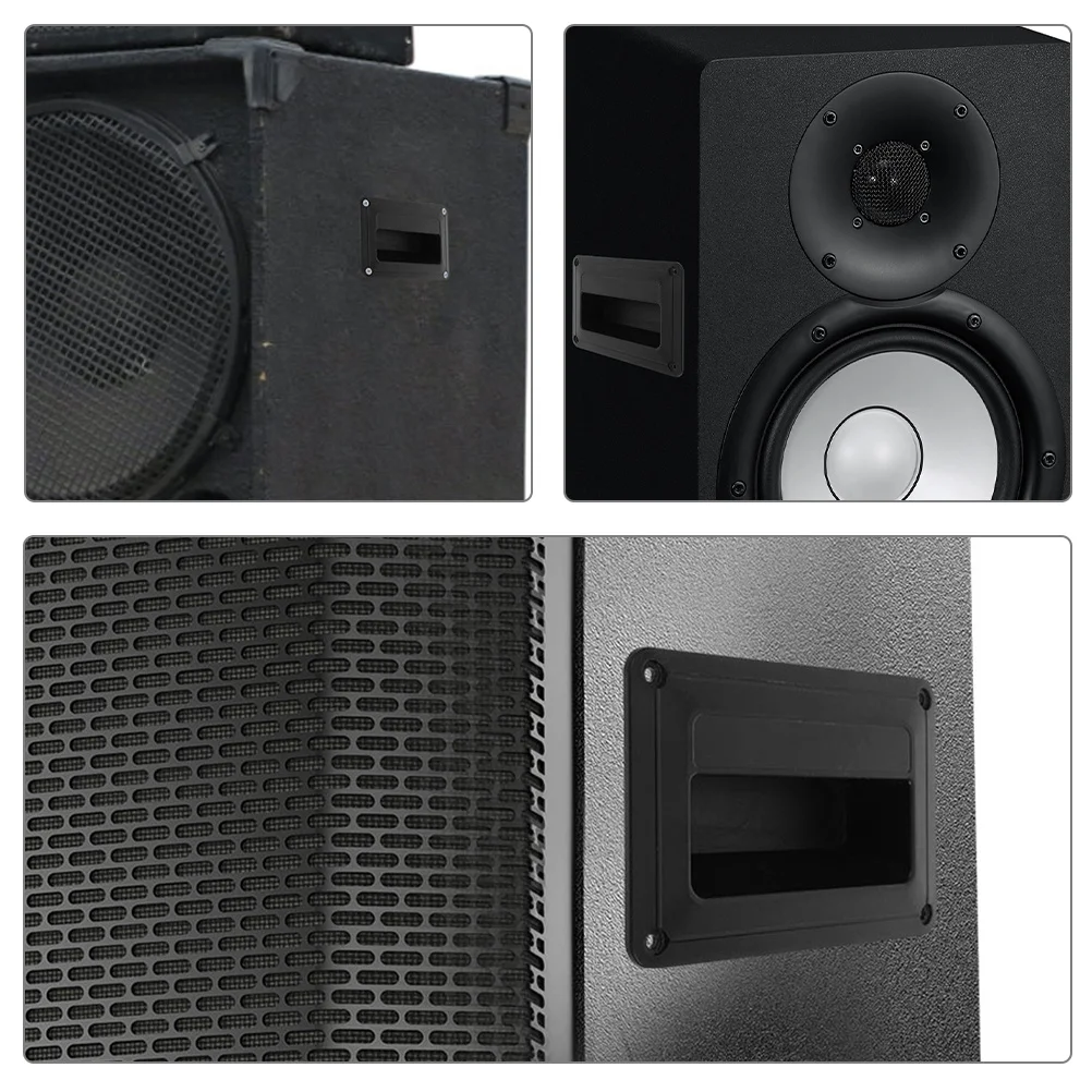 Poignées latérales de haut-parleur en plastique, 8 pièces, sangle de poignée de remplacement Durable pour accessoires de haut-parleur Audio et amplificateur d'armoire