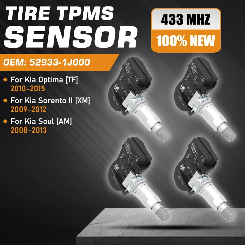 مستشعر ضغط الإطارات TPMS لكيا أوبتيما 2010 2011 2012 2013 2014 2015 كيا سورينتو II XM 2009-2012 كيا سول 2008-2013 قطع غيار السيارات