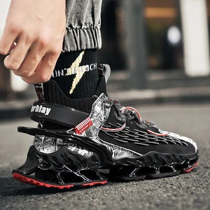 Men's luxury breathable running sneakers, male casual sneakers, tennis coach, moccasins fashion racing 8 Main Sales Luxury Tennis - №4