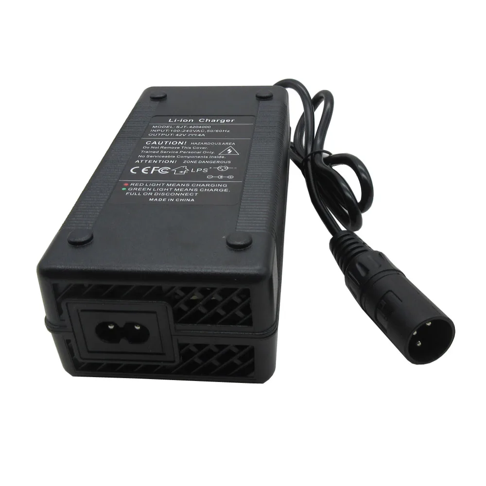 36V Li ion Fast Charger 42V 5A DC XT60 10S 36 V 20AH 30AH Lithium Smart Battery Chargers