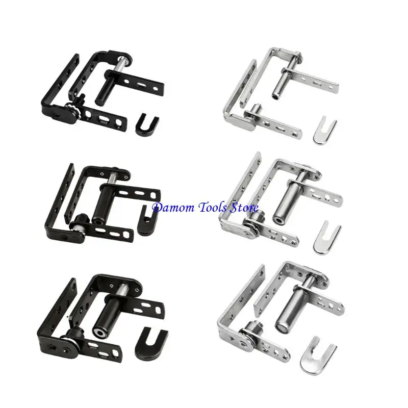 57BE Concealed Door Pivots Hinges 360 Degree Rotating Shaft Automatic Closing Hinge for Swinging Door Quiet Operation