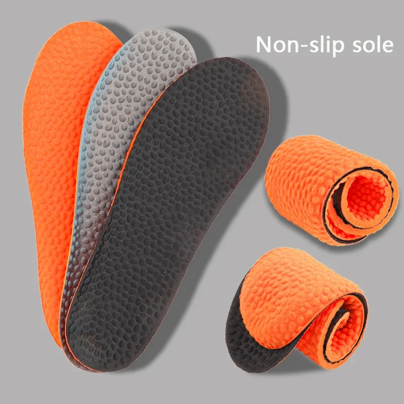 1 Pair Sport Insoles Soft Shoe Pads Arch Support Orthotic Insole Breathable Deodorant Shock Absorption Cushion Shoes inserts