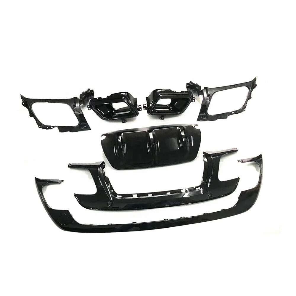 

Комплект аксессуаров для автомобильного кузова, комплект бамперов для Range Rover Velar 2017-2019, наконечники выхлопных газов заднего бампера переднего бампера