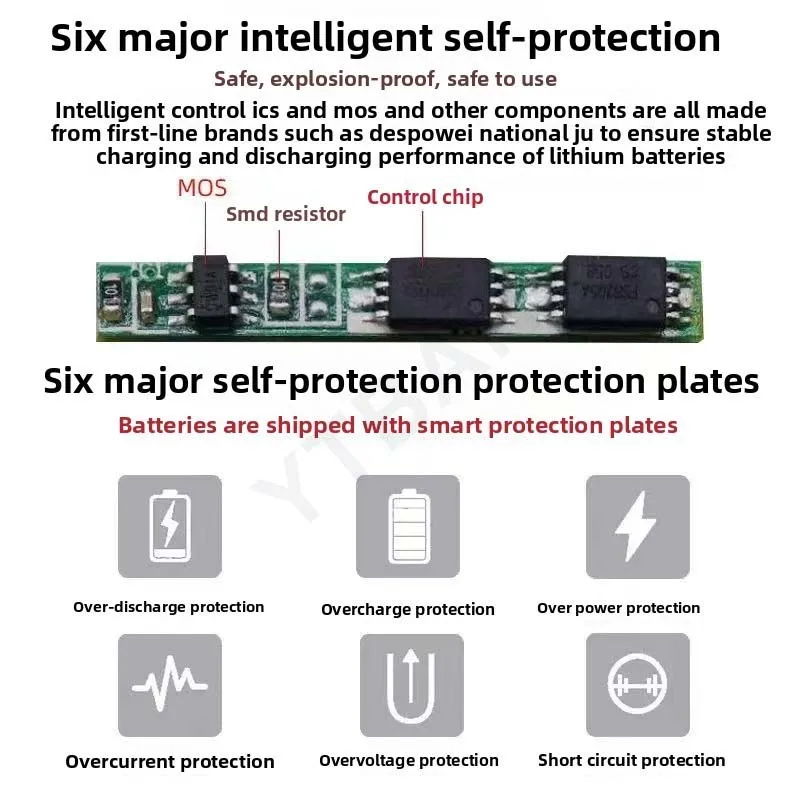 503035 3.7 فولت 500 مللي أمبير بطارية ليثيوم أيون بوليمر بطارية ليثيوم لمكبر الصوت راديو VCR مصباح ليد خلايا GPS قابلة للشحن
