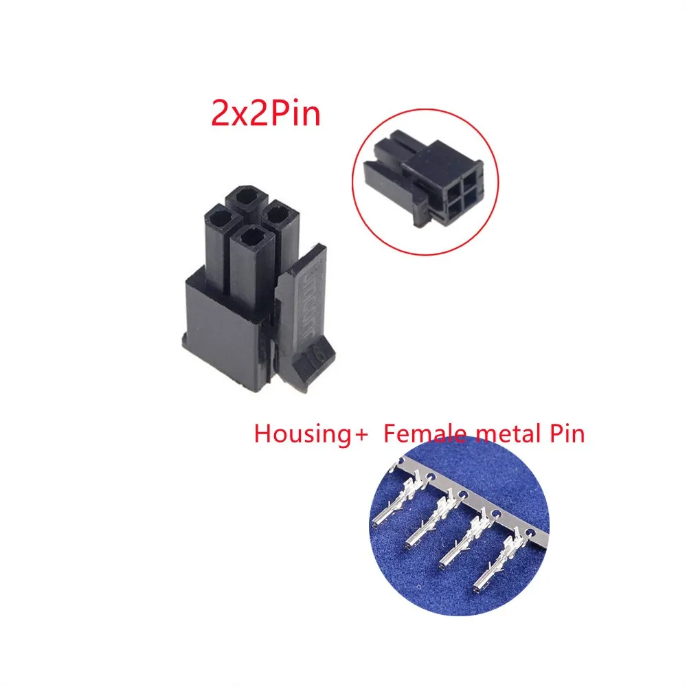 10 juegos de carcasa de receptáculo de conector Micro-Fit 3,0 de 3,0mm 2 pines 4 6 8 10 12 14 16 18 20 22 24 P carcasa macho + Terminal Molex 43030