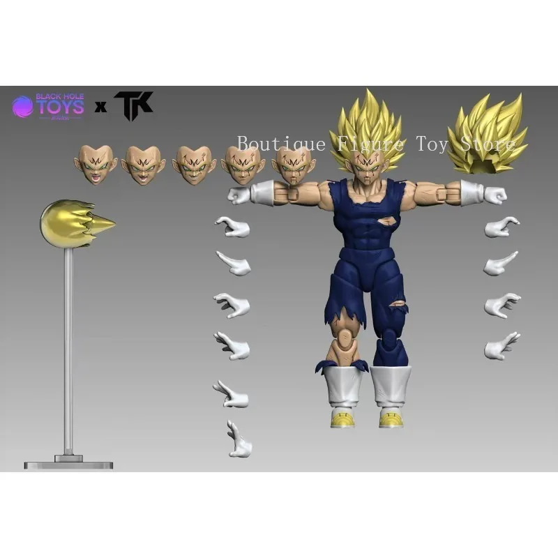 Preventa SHF Dragon Ball Black Hole×TK Vegeta Anime Figuras de acción Modelos Juguetes (Enviado en julio)