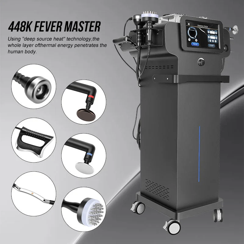 New 3 In 1 Indiba Therapy 448KHZ Monopolar RF Machine RET CET Pain Relief Body Shaping Slimming Fat Removal Weight Loss Machine