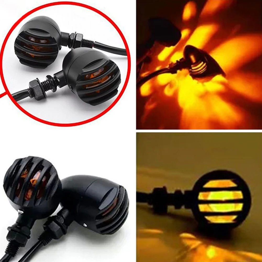 دراجة نارية LED مصباح إشارة الرجعية شواء مؤشر الاتجاه ضوء LED بدوره مؤشر الضوء ل هارلي سبورتستر لياماها بوبر