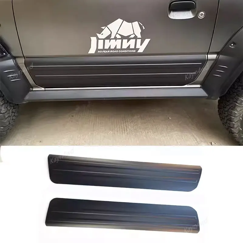 Car Exterior 4x4 Accessories Side Door Anti-scratch Guard Plate Protect Trim Strip Cover For 3 Door 2019+ SUZIKI Jimny JB64 JB74