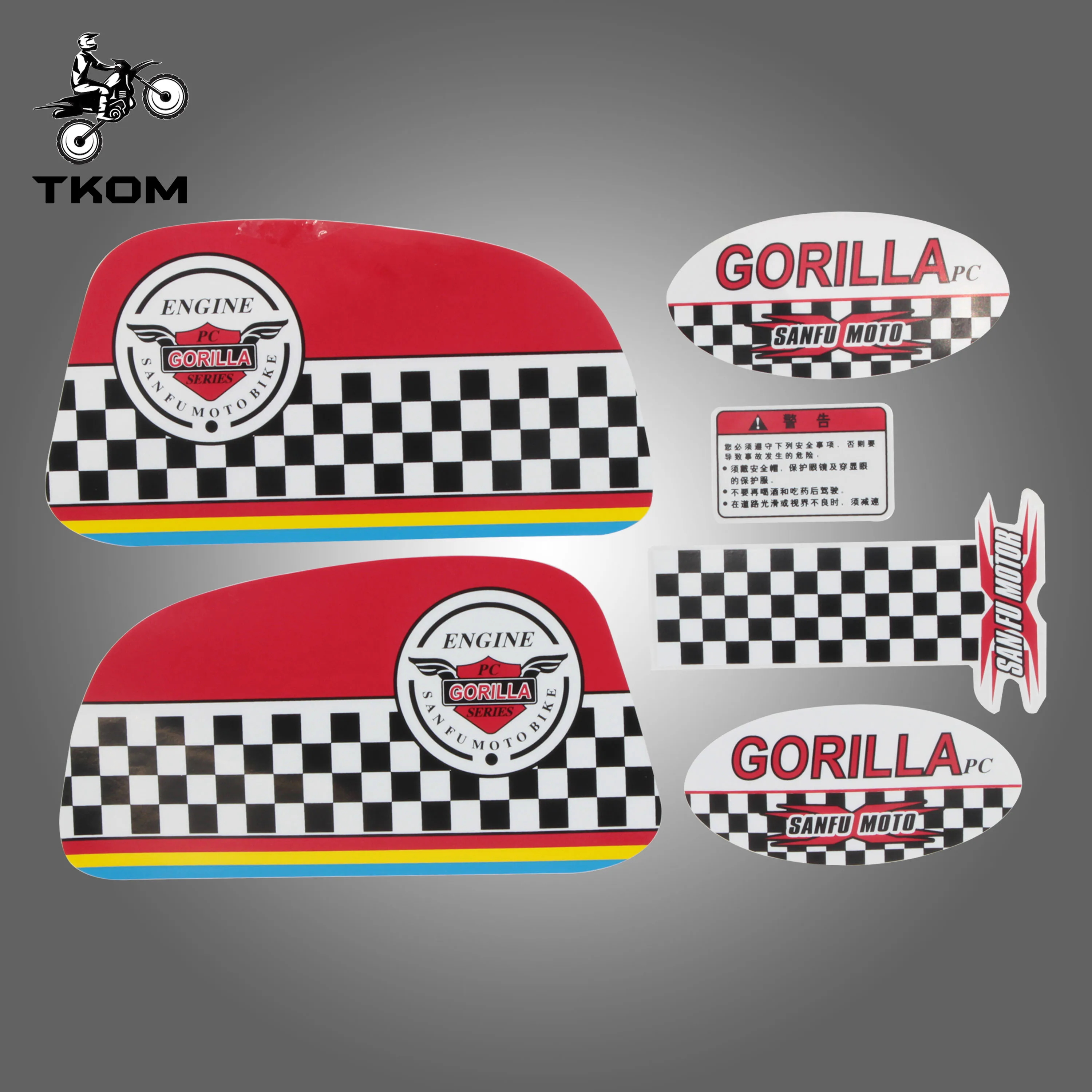 

Наклейка Z50 Monkey Gorilla, 1 пара, наклейка на бак для мотоцикла, наклейки для Honda Z50 Monkey bike, логотип, аксессуары для мотоциклов