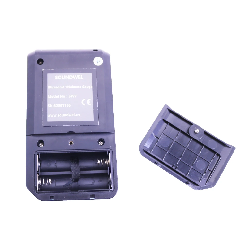 Misuratore di spessore ad ultrasuoni digitale portatile SW7 Due modalità di misurazione: modalità di rivestimento sottile e modalità di rivestimento spesso Precisione: ± 0,05