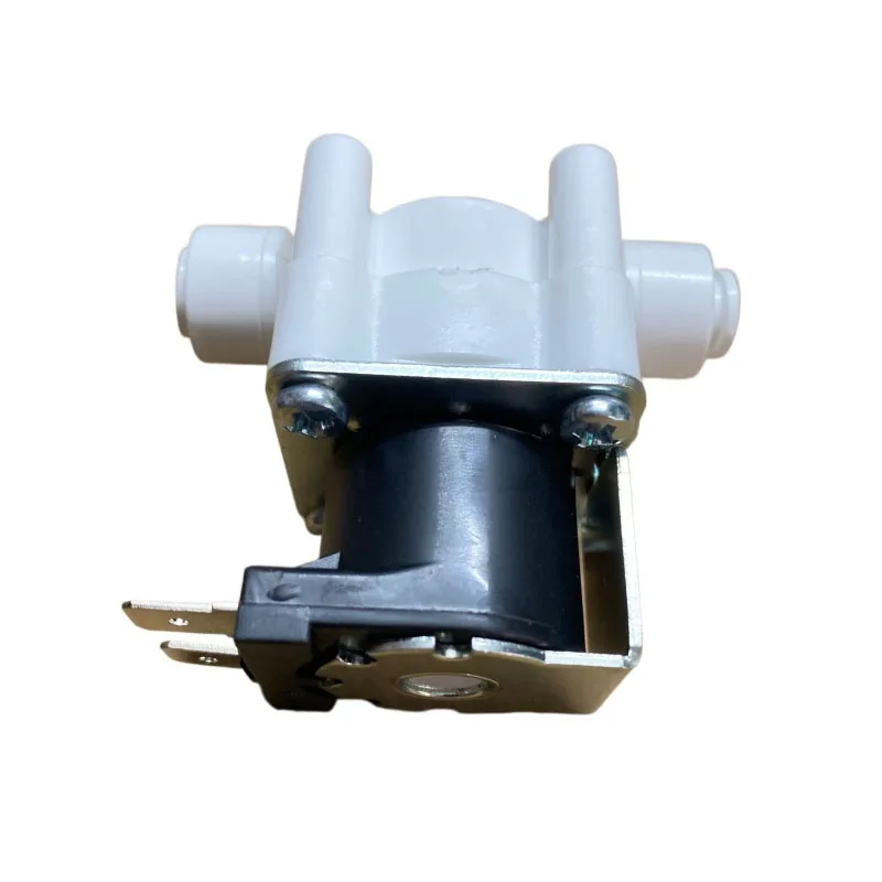 Magnetventil 24V DC Inlet Feed Water Solenoid Valve, 1/4 Inch Quick Electric Water Valve Part for RO Reverse Osmosis Water Purifier System Pneumatik — Detail 2