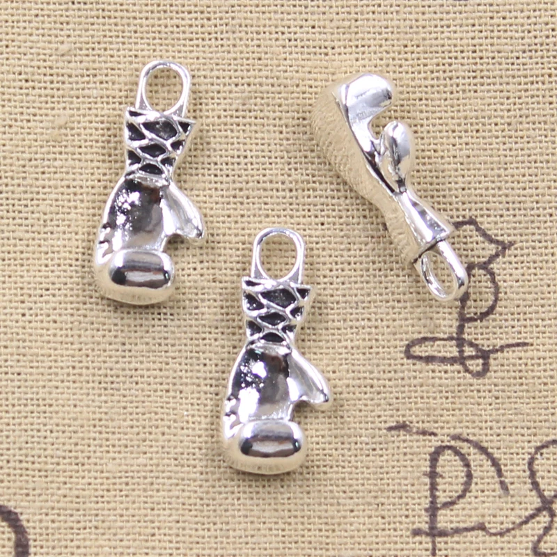 10pcs Charms Boxing Glove Fist 26x12x7mm Tibetan Silver Color Pendants Antique Jewelry Making DIY Handmade Craft