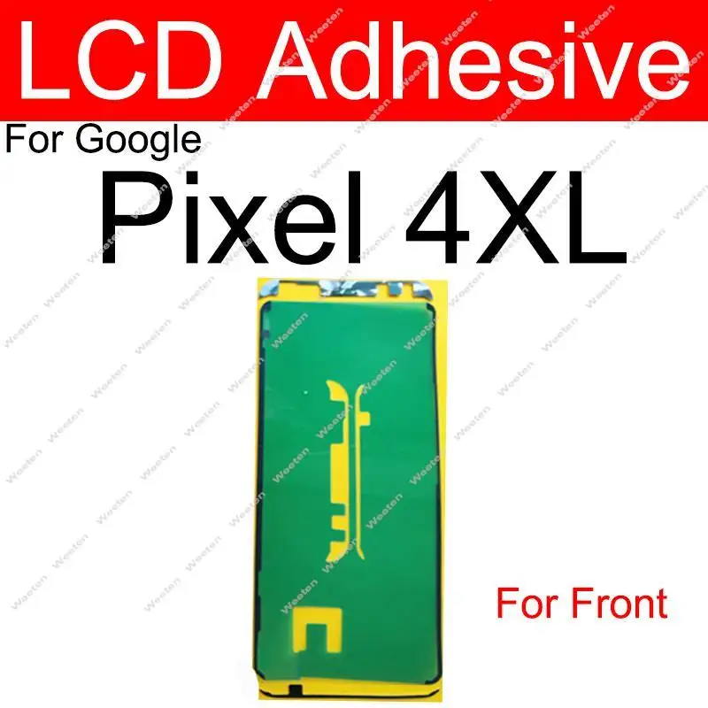 LCD + Back Adhesive For Google Pixel 4 4XL 4xl 4A 4G 5G Front Screen Adhesive Sticker Glue Rear Cover Adhesive Sticker Parts