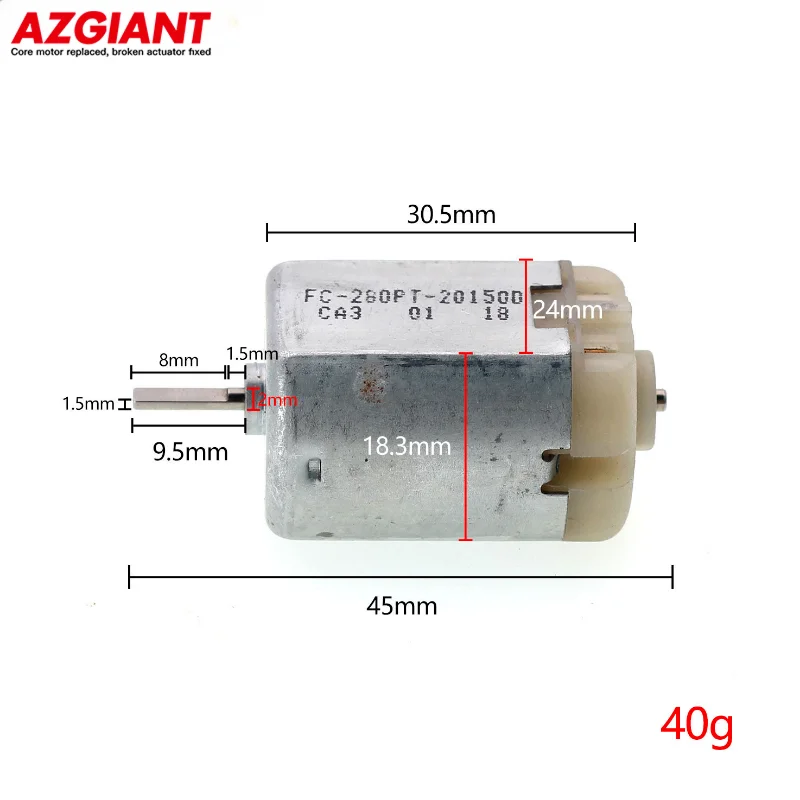 FC280 Central Control Door Actuator Lock Motor D Cut FC-280PT-20150 Fits Mitsubishi Outlander I