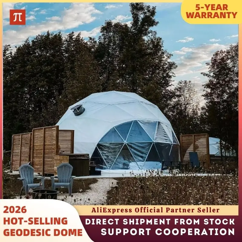 

2026Geodesic Dome Manor greenhouse Tent dome hotel tents PVC Leisure round canvas Glamping Dome Tent Luxury Dome House Tent