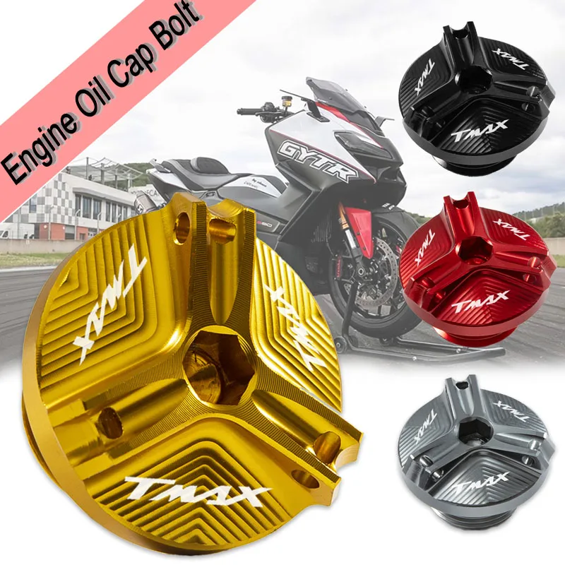 For YAMAHA TMAX 530  TMAX 560  T-MAX  500 T MAX 530 SX  DX  2021  2022  2023  CNC Aluminum Motorcycle Engine Oil Cap Bolt