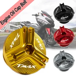 For YAMAHA TMAX 530 TMAX 560 T-MAX 500 T MAX 530 SX DX 2021 2022 2023 CNC Aluminum Motorcycle Engine Oil Cap Bolt