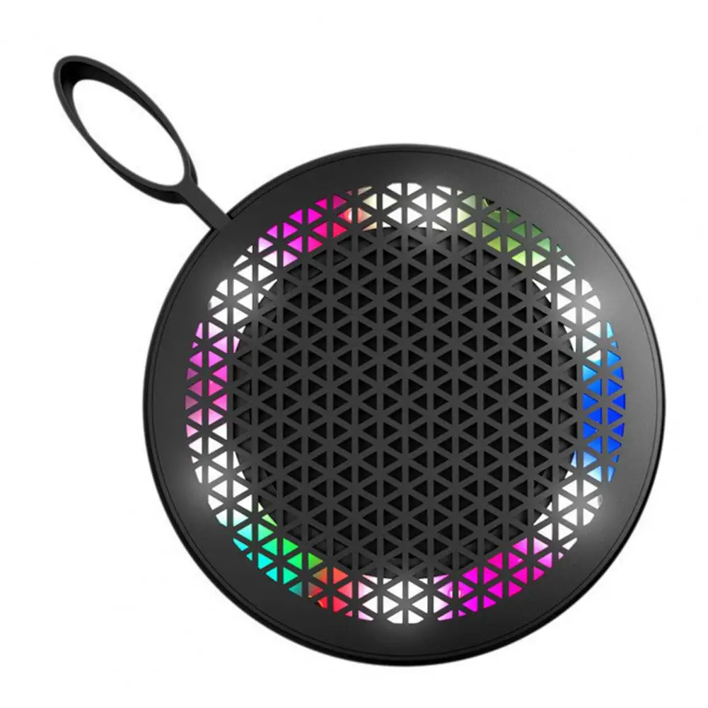 Altavoz inalámbrico de alta calidad con efecto de sonido envolvente, altavoz estéreo con Bluetooth-compatible5.0 de luz ambiental para tienda