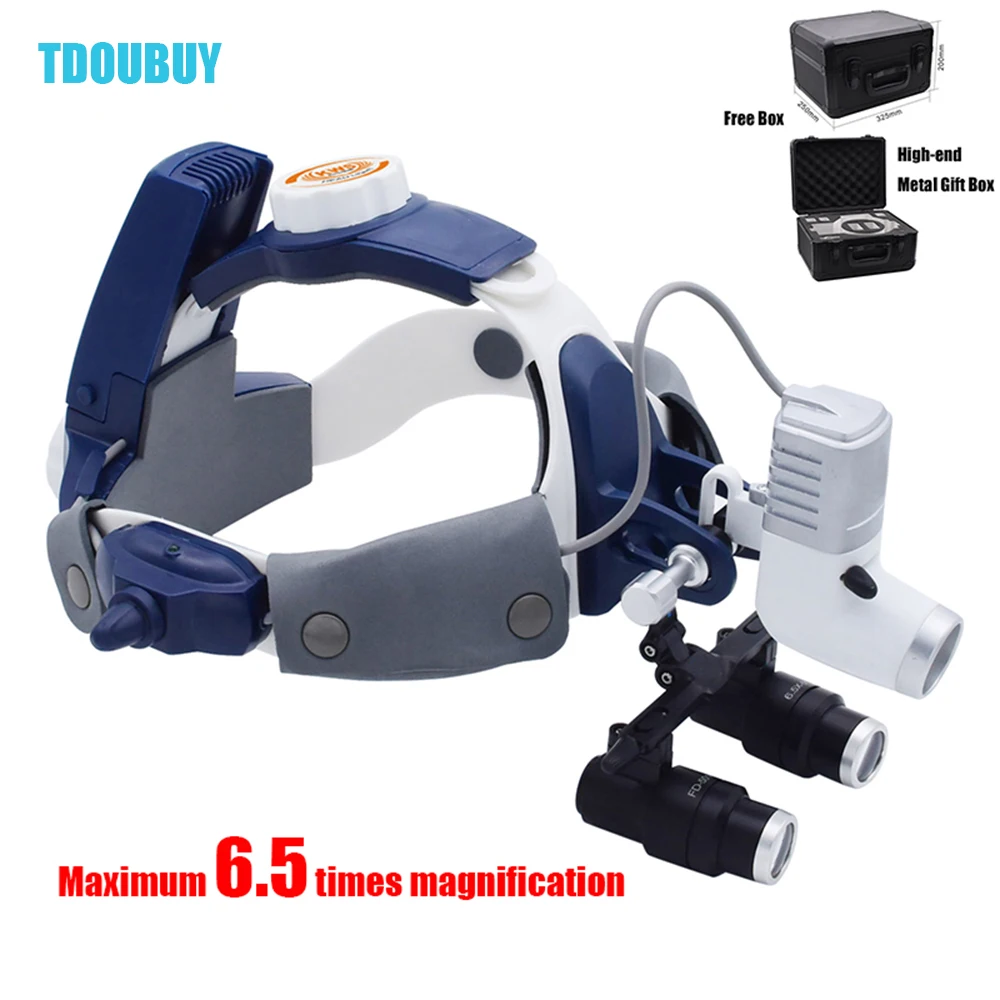 Hot Sales 5W LED Brightness Adjustable Headlight Dental ENT Head Lamp Surgical Headlight Oral Clinical Surgery Doctor Headlamp