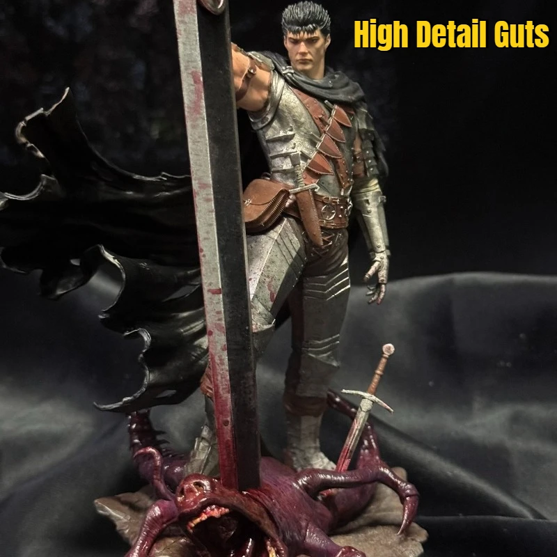 Resin 3D Printed Fully Painted Guts Custom Action Figure Berserk Collectible Model Desktop Decor Gift Toy