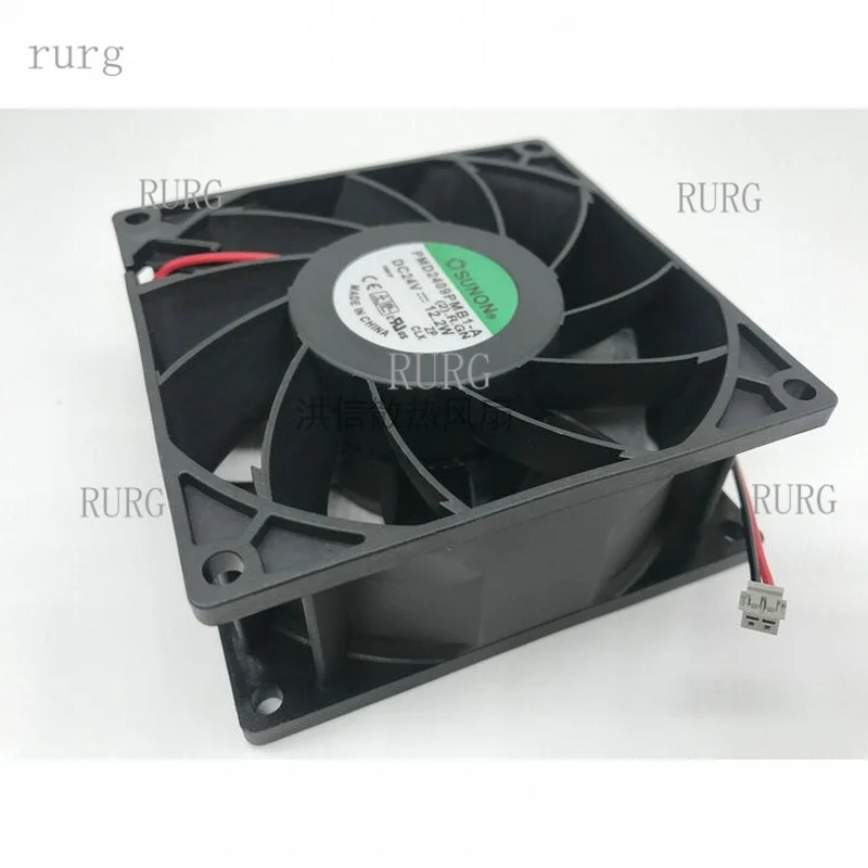 R+ 1-piece SUNON PMD2409PMB1-A 24V 12.2W 92*92*38MM inverter cooling fan, 2-pin