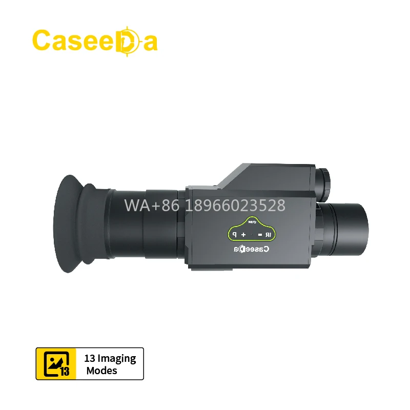 

CaseeDa 60Hz Thermal Imaging Scope 7x Zoom 25mK IP65 Night Vision Monocular with 320m Detection for Firefighting and Rescue