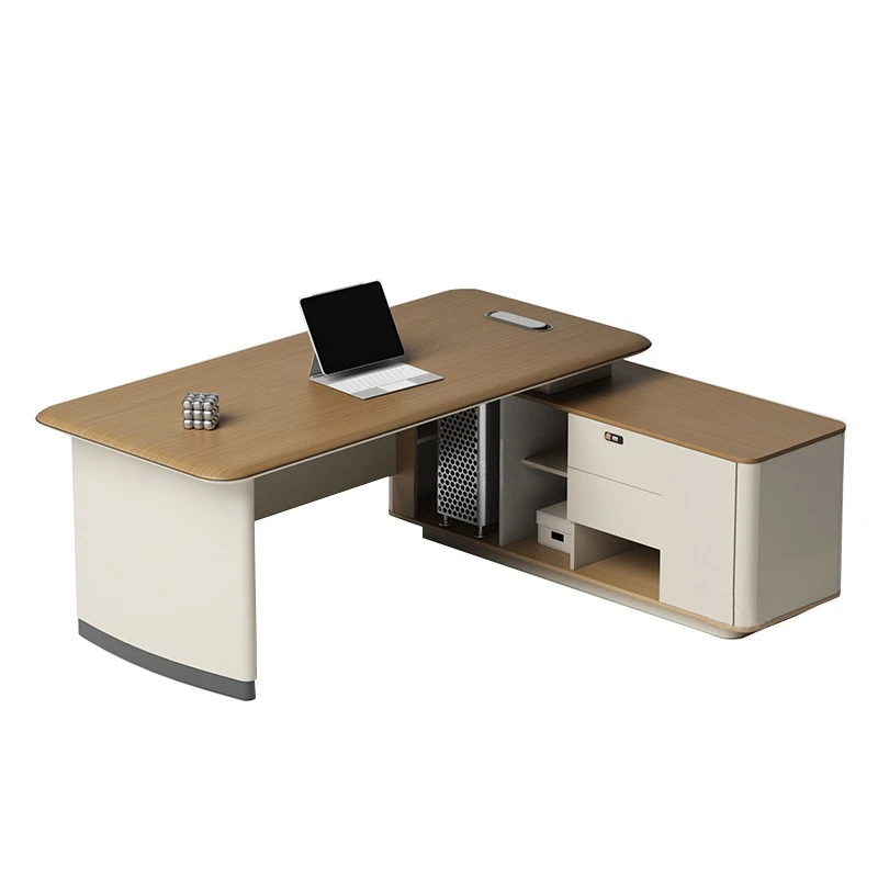 

Single desk, large class desk, female president, simple, modern, light luxury, high-end sense