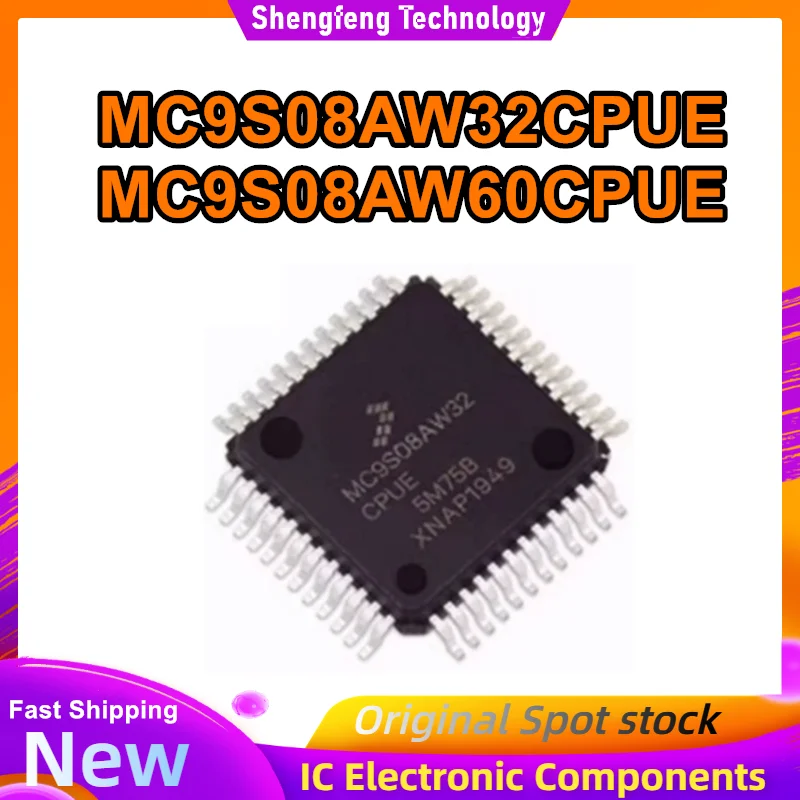 

5PCS MC9S08AW32CPUE MC9S08AW60CPUE QFP64 IC chipset New in stock