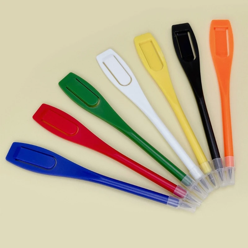 Y1UB 10 Pcs Golfs Pencils with Cover 2B Golf Scoring Pencils Clip Golf Pencils Mini Pencils Easy to Hold for Sport Games