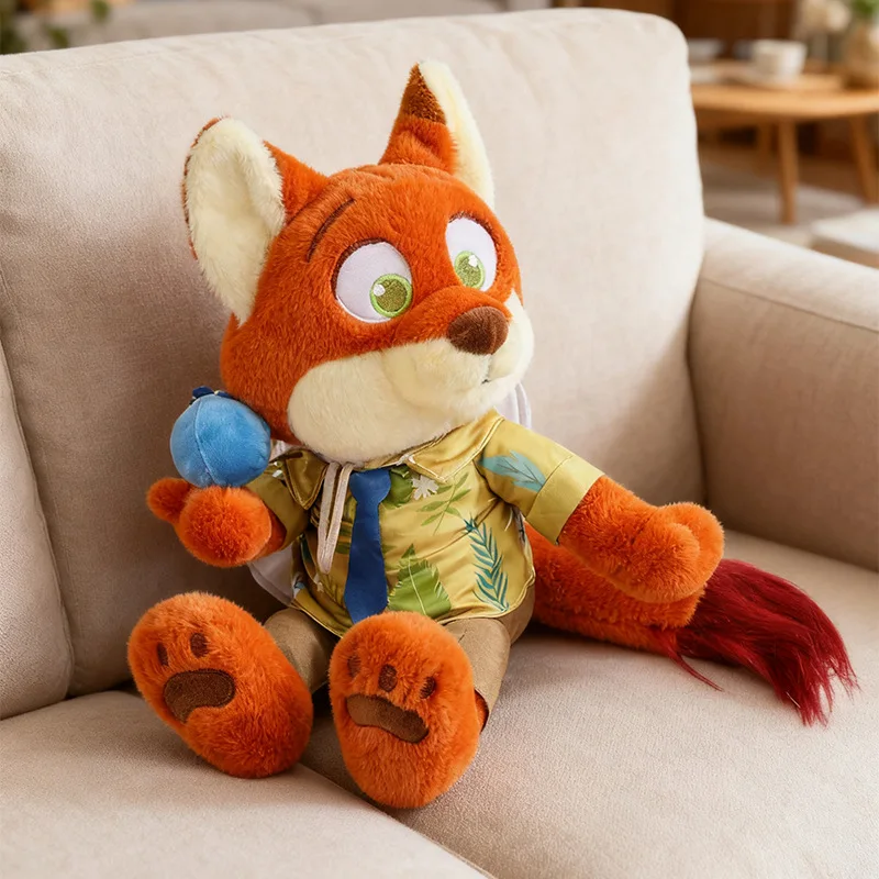 Disney chaud 40/60 cm mignon Zootopia Judy Hopps Nick Wilde dessin animé traversin peluches coussin en peluche poupée douce enfants cadeau