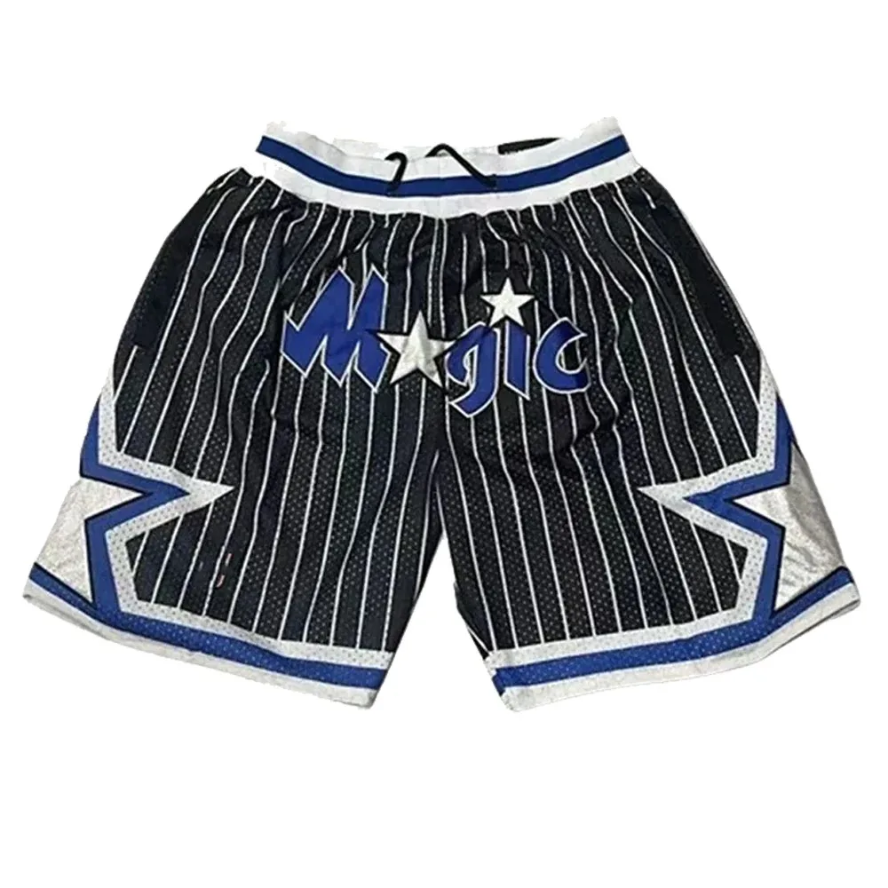 JustDon Summer Striped Shorts Magic Printed Quick-Drying Breathable Basketball Shorts New Adult Children\'s Shorts