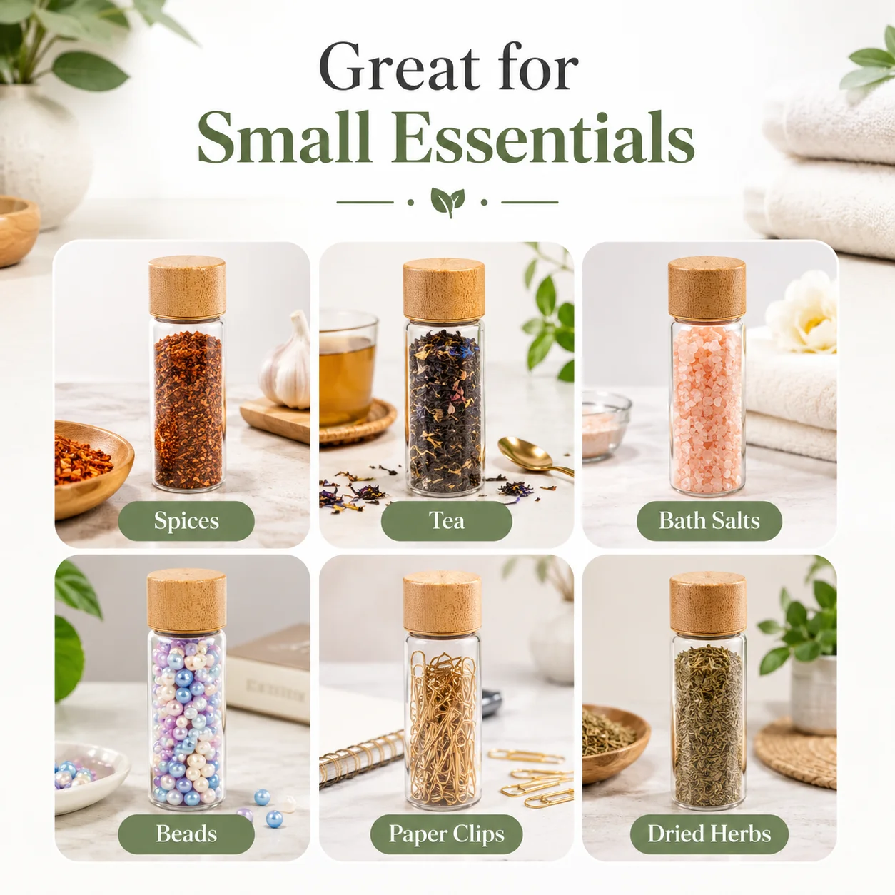 10 Pack Small Glass Storage Bo - Bath Salts Jar ulasan dan harga