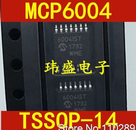 (10PCS/LOT) MCP6004-I/ST  TSSOP14