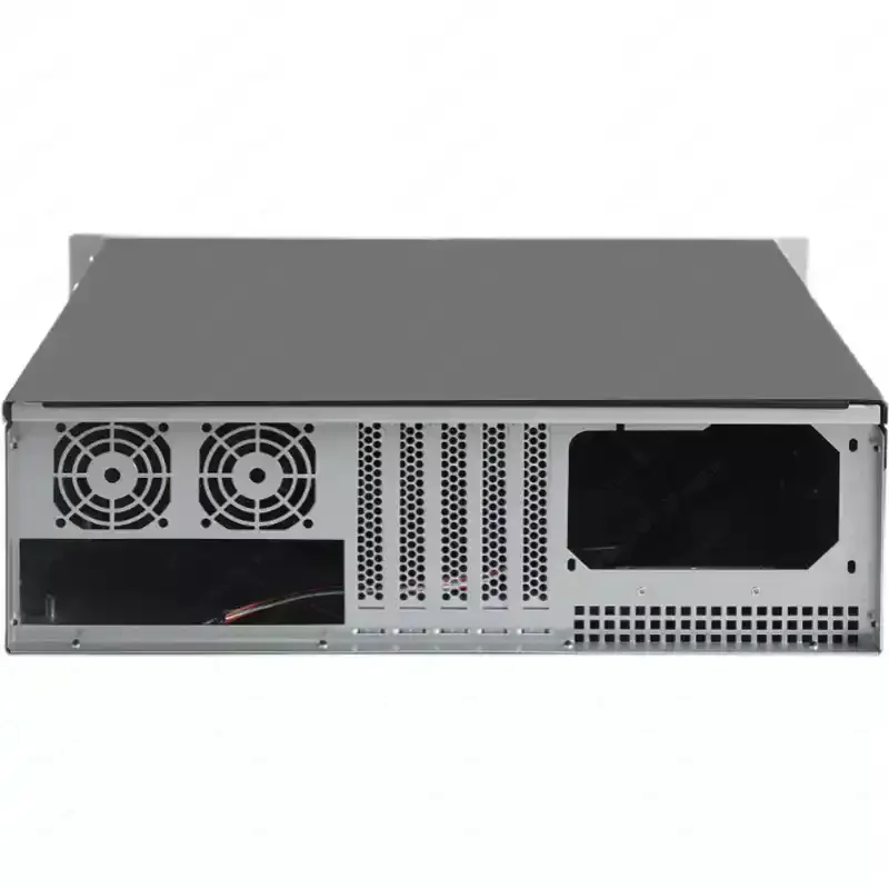 3U Short Chassis Rackmount Case - Compact for MATX & ATX PSU 3.0, with Temperature Control Screen