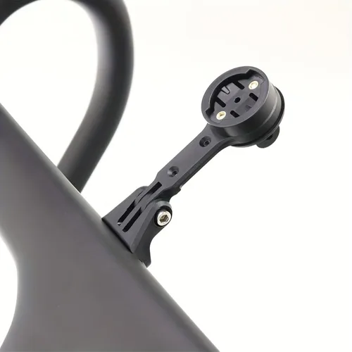Imagen 2 del producto Soporte para ordenador de ciclismo para bicicleta de montaña y carretera, soporte para manillar, soporte de plástico Compatible con Garmin, Wahoo, Bryton