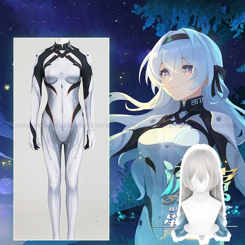 Firefly Jumpsuit Game Honkai: Star Rail Cosplay Costume New Suit Wig Clothes Uniform Cosplay Penacony Fit Sexy Suit