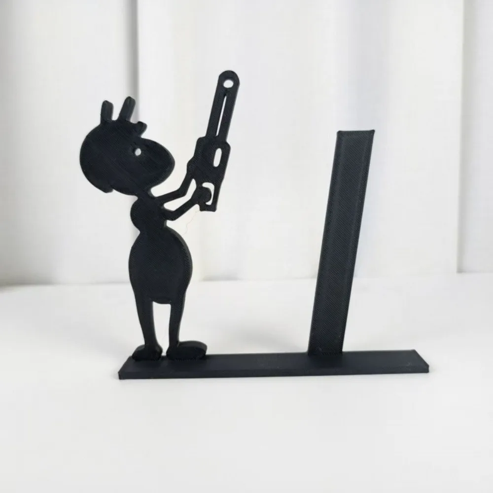 New Creative Tissue Holder Minimalist Cute Ant Shape Paper Holder Black PLA Material Paper Organizer for Bathroom