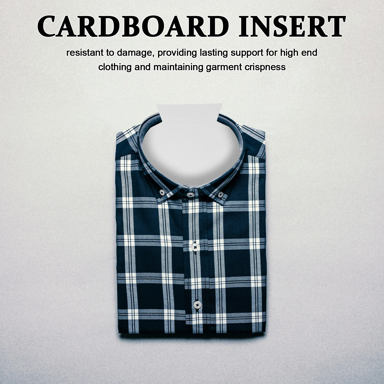 

50Pcs Shirt Cardboard Inserts for Packaging 14x8.6 Inch Crisp Structure Support Smooth Surface Clothes Folder Retail Wardrobe