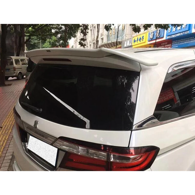 

Белый, для Honda Odyssey 2015-2019 года, спойлер на крышу, аксессуар на крыло, материал ABS, комплект задней части хвостовой губы