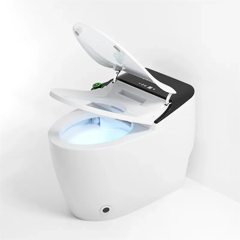 for Household Smart Toilet Integrated Automatic Flip Lid Elderly Tankless Siphon Bathroom Toilet