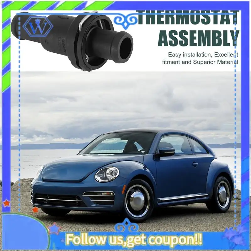 

M46K-Automobile Cooling Thermostat Assembly For Beetle CC Eos 1K0121113A 4E0121113 9025132 191975 TH575